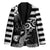 Brittany Ermine Celtic Blazer Black Celtic Triskels - Wonder Print Shop