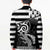 Brittany Ermine Celtic Blazer Black Celtic Triskels - Wonder Print Shop