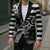 Brittany Ermine Celtic Blazer Black Celtic Triskels - Wonder Print Shop