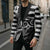 Brittany Ermine Celtic Blazer Black Celtic Triskels - Wonder Print Shop