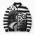 Brittany Ermine Celtic Bomber Puffer Jacket Black Celtic Triskels - Wonder Print Shop
