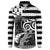 Brittany Ermine Celtic Button Sweatshirt Black Celtic Triskels - Wonder Print Shop