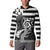 Brittany Ermine Celtic Button Sweatshirt Black Celtic Triskels - Wonder Print Shop
