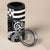 Brittany Ermine Celtic 4 in 1 Can Cooler Tumbler Black Celtic Triskels - Wonder Print Shop