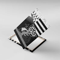 Brittany Ermine Celtic Canvas Wall Art Black Celtic Triskels - Wonder Print Shop