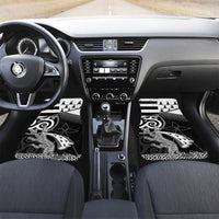 Brittany Ermine Celtic Car Mats Black Celtic Triskels - Wonder Print Shop
