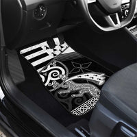 Brittany Ermine Celtic Car Mats Black Celtic Triskels - Wonder Print Shop