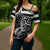 Brittany Ermine Celtic Cross Shoulder Shirt Black Celtic Triskels - Wonder Print Shop