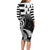 Brittany Ermine Celtic Family Matching Long Sleeve Bodycon Dress and Hawaiian Shirt Black Celtic Triskels - Wonder Print Shop