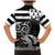 Brittany Ermine Celtic Family Matching Mermaid Dress and Hawaiian Shirt Black Celtic Triskels - Wonder Print Shop