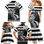 Brittany Ermine Celtic Family Matching Mermaid Dress and Hawaiian Shirt Black Celtic Triskels - Wonder Print Shop
