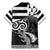 Brittany Ermine Celtic Family Matching Mermaid Dress and Hawaiian Shirt Black Celtic Triskels - Wonder Print Shop