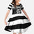 Brittany Ermine Celtic Family Matching Puletasi and Hawaiian Shirt Black Celtic Triskels - Wonder Print Shop