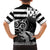 Brittany Ermine Celtic Family Matching Summer Maxi Dress and Hawaiian Shirt Black Celtic Triskels - Wonder Print Shop