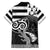 Brittany Ermine Celtic Family Matching Summer Maxi Dress and Hawaiian Shirt Black Celtic Triskels - Wonder Print Shop