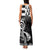 Brittany Ermine Celtic Family Matching Tank Maxi Dress and Hawaiian Shirt Black Celtic Triskels - Wonder Print Shop