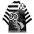 Brittany Ermine Celtic Kimono Black Celtic Triskels - Wonder Print Shop