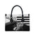 Brittany Ermine Celtic Leather Bag Black Celtic Triskels - Wonder Print Shop