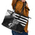 Brittany Ermine Celtic Leather Tote Bag Black Celtic Triskels - Wonder Print Shop