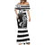 Brittany Ermine Celtic Mermaid Dress Black Celtic Triskels - Wonder Print Shop