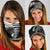 Brittany Ermine Celtic Neck Gaiter Black Celtic Triskels - Wonder Print Shop