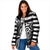 Brittany Ermine Celtic Padded Jacket Black Celtic Triskels - Wonder Print Shop