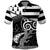 Brittany Ermine Celtic Polo Shirt Black Celtic Triskels - Wonder Print Shop