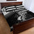 Brittany Ermine Celtic Quilt Bed Set Black Celtic Triskels - Wonder Print Shop