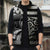 Brittany Ermine Celtic Sleeveless Puffer Jacket Black Celtic Triskels - Wonder Print Shop