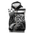 Brittany Ermine Celtic Sleeveless Zip Hoodie Black Celtic Triskels - Wonder Print Shop