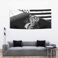Brittany Ermine Celtic Tapestry Black Celtic Triskels - Wonder Print Shop
