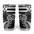 Brittany Ermine Celtic Tumbler Cup Black Celtic Triskels - Wonder Print Shop