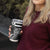 Brittany Ermine Celtic Tumbler Cup Black Celtic Triskels - Wonder Print Shop