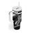 Brittany Ermine Celtic Tumbler With Handle Black Celtic Triskels - Wonder Print Shop