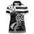 Brittany Ermine Celtic Women Polo Shirt Black Celtic Triskels - Wonder Print Shop