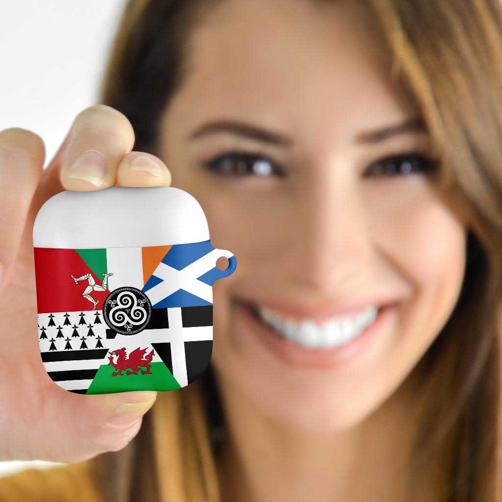 Celtic Nations Flag AirPods Case Six Celtic Countries Heritage - Wonder Print Shop