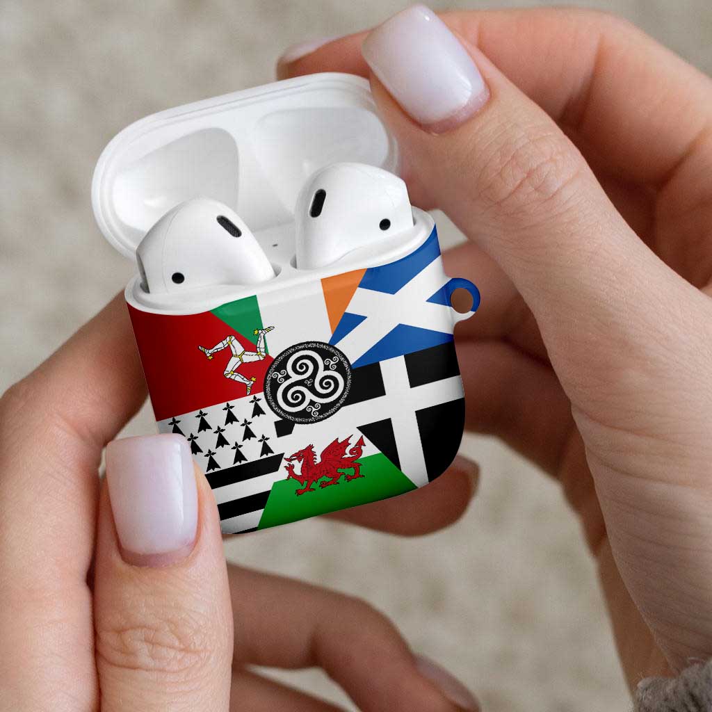 Celtic Nations Flag AirPods Case Six Celtic Countries Heritage - Wonder Print Shop
