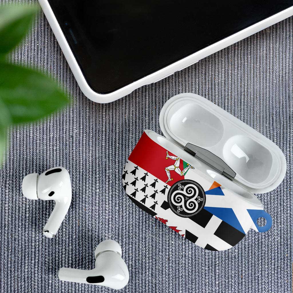 Celtic Nations Flag AirPods Case Six Celtic Countries Heritage - Wonder Print Shop