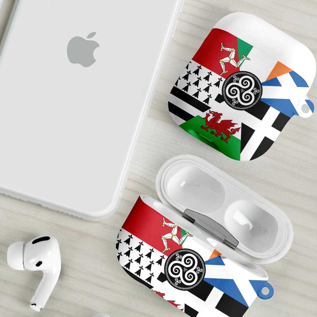 Celtic Nations Flag AirPods Case Six Celtic Countries Heritage - Wonder Print Shop