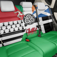 Celtic Nations Flag Back Car Seat Cover Six Celtic Countries Heritage - Wonder Print Shop