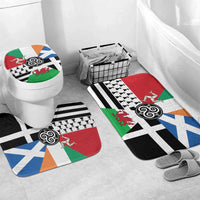 Celtic Nations Flag Bathroom Set Six Celtic Countries Heritage - Wonder Print Shop