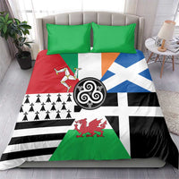 Celtic Nations Flag Bedding Set Six Celtic Countries Heritage - Wonder Print Shop
