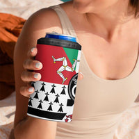 Celtic Nations Flag 4 in 1 Can Cooler Tumbler Six Celtic Countries Heritage - Wonder Print Shop