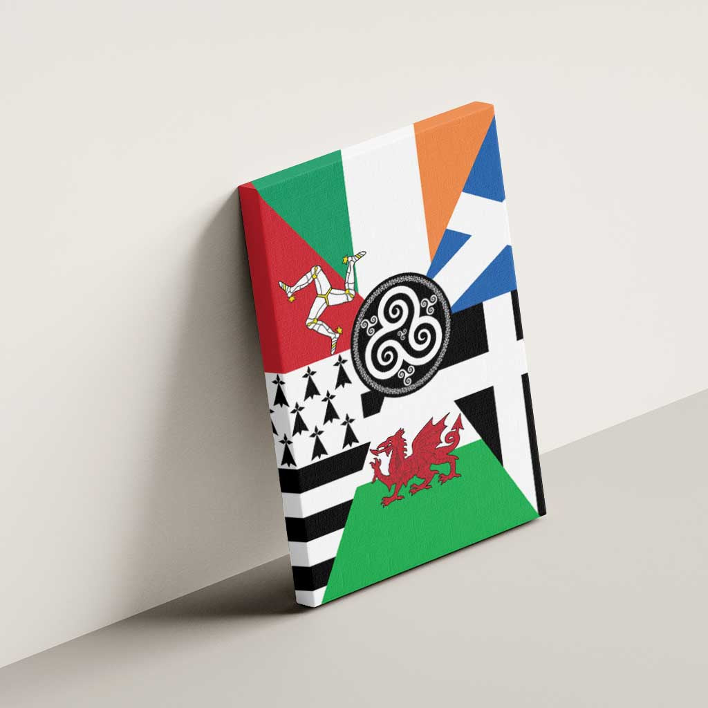 Celtic Nations Flag Canvas Wall Art Six Celtic Countries Heritage - Wonder Print Shop