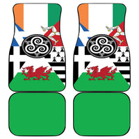 Celtic Nations Flag Car Mats Six Celtic Countries Heritage - Wonder Print Shop