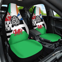 Celtic Nations Flag Car Seat Cover Six Celtic Countries Heritage - Wonder Print Shop