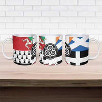 Celtic Nations Flag Ceramic Mug Six Celtic Countries Heritage - Wonder Print Shop