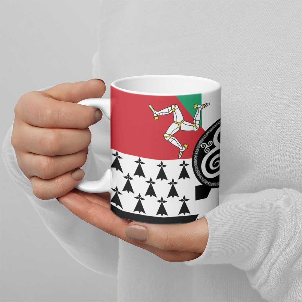 Celtic Nations Flag Ceramic Mug Six Celtic Countries Heritage - Wonder Print Shop