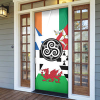 Celtic Nations Flag Door Cover Six Celtic Countries Heritage - Wonder Print Shop