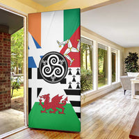 Celtic Nations Flag Door Cover Six Celtic Countries Heritage - Wonder Print Shop